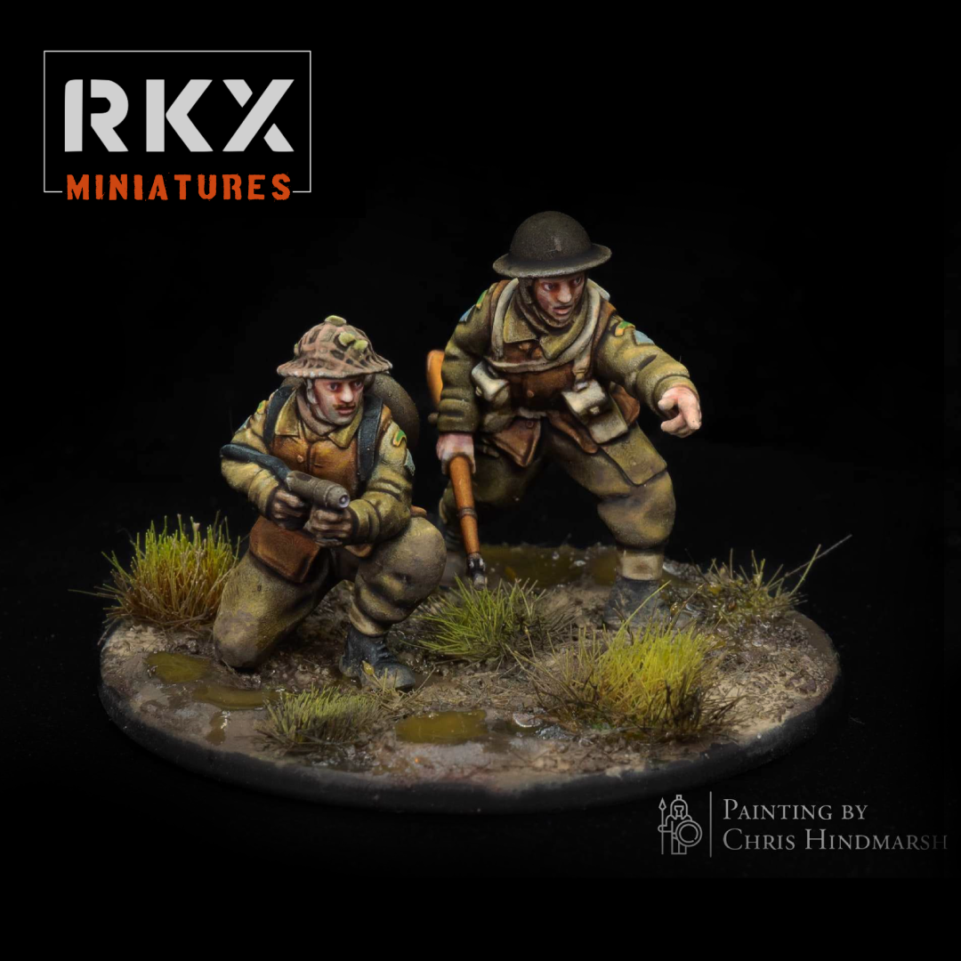 Canadian Flamethrower Team by RKX Miniatures