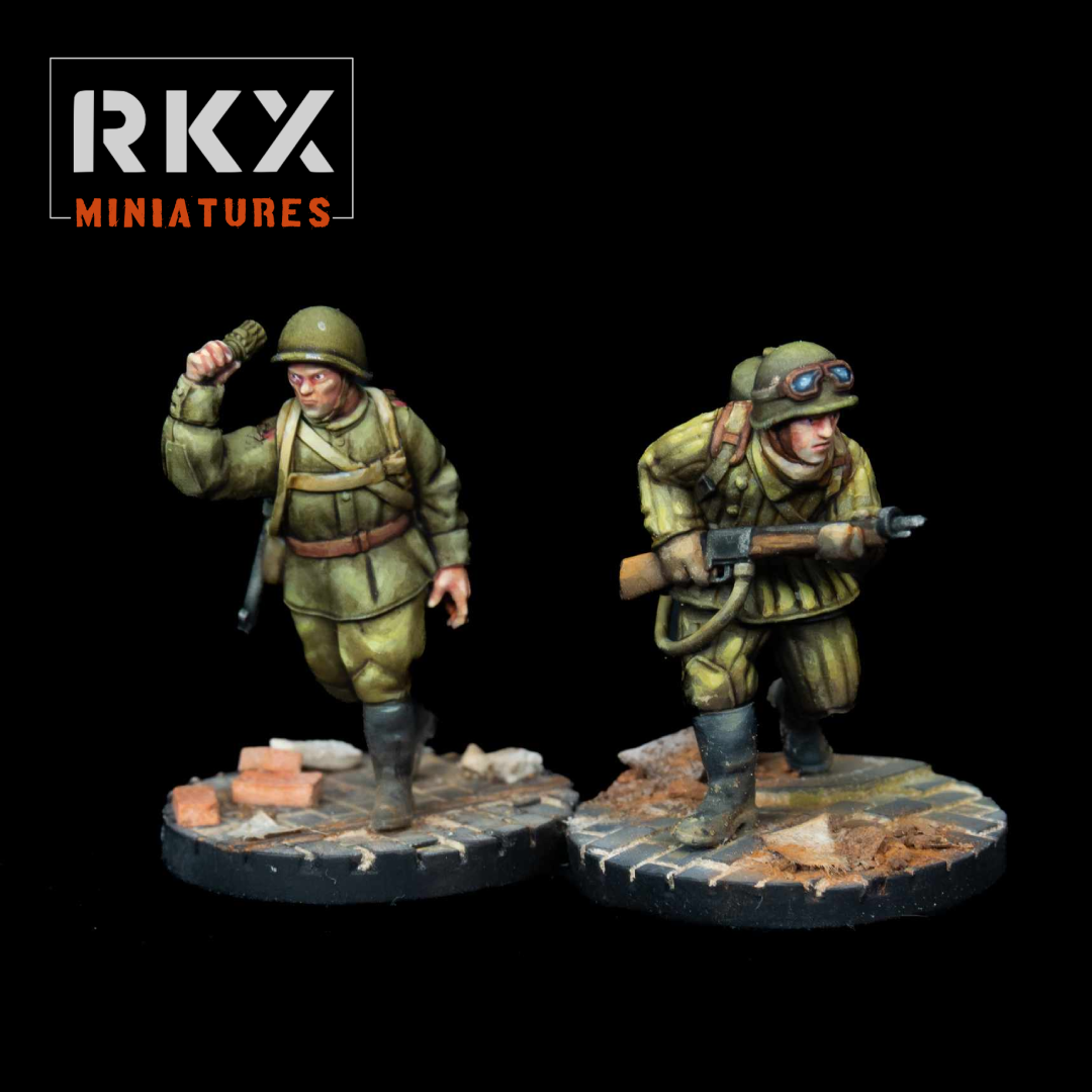 Soviet Flamethrower Team by RKX Miniatures