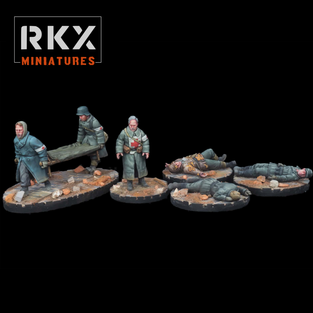 Volksturm Casualties by RKX Miniatures
