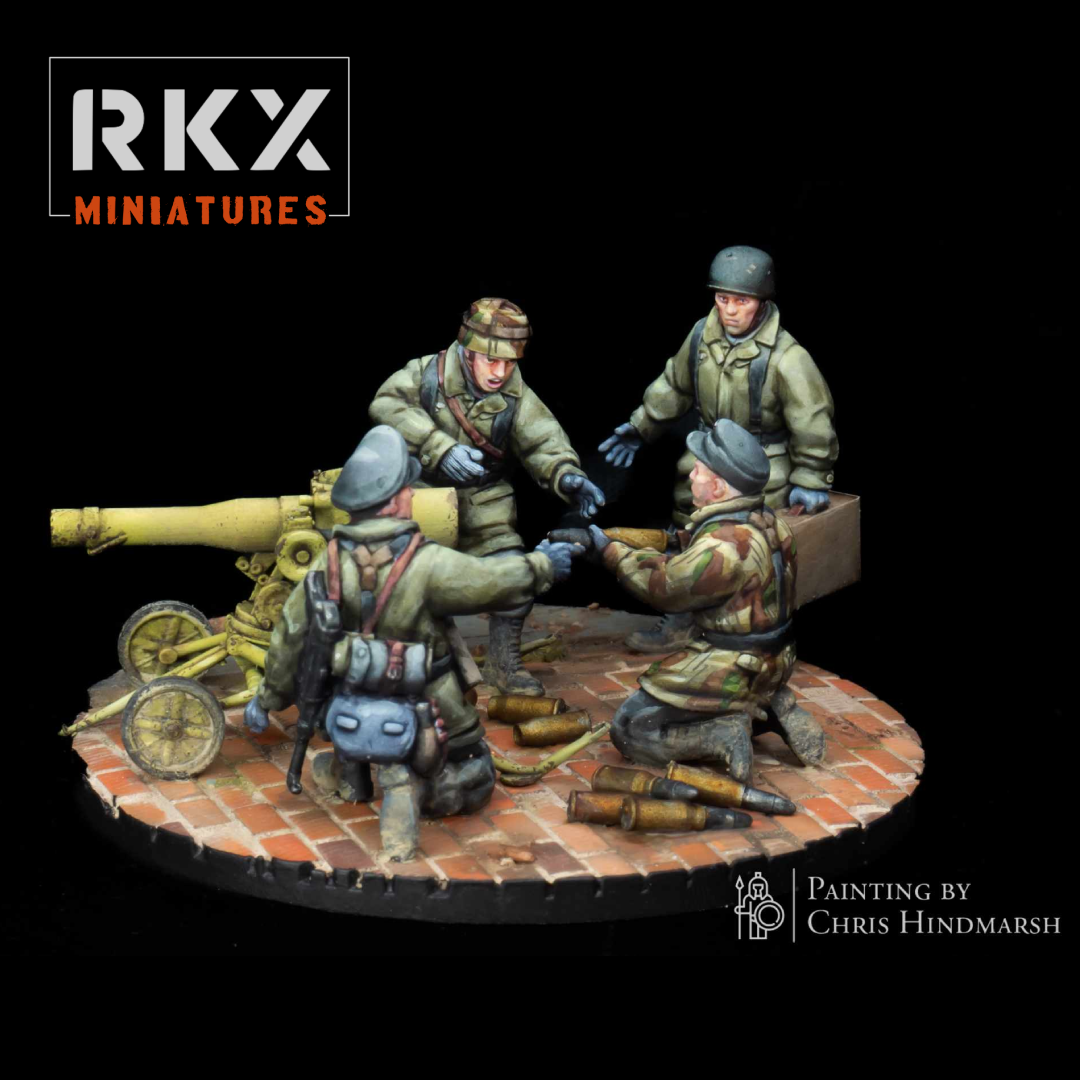 Late War German Fallschirmjager LG40 Recoilless Rifle Team by RKX Miniatures