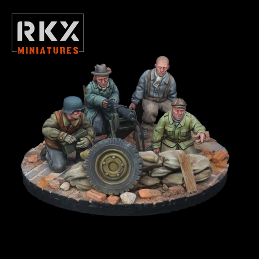 Volkstruum MG08 Team by RKX Miniatures