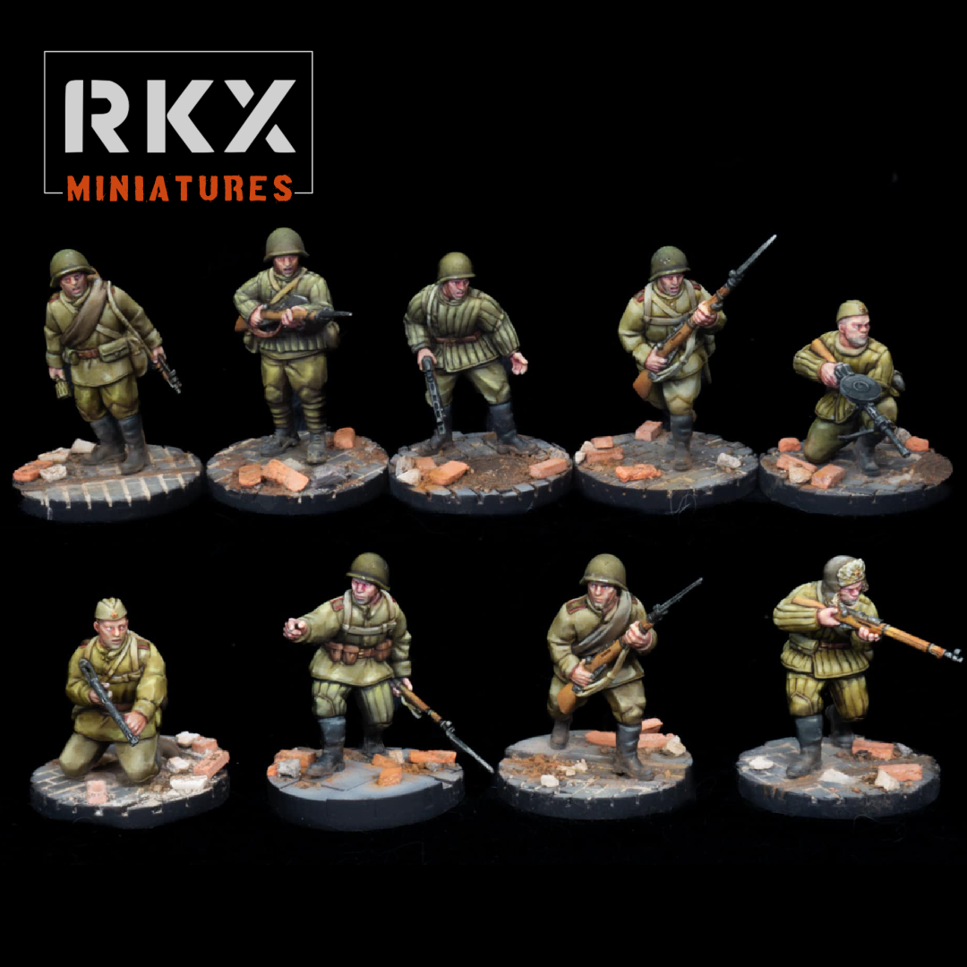 Soviet Light Rifle Squad by RKX Miniatures