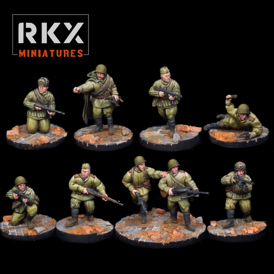 Soviet SMG Squad by RKX Miniatures