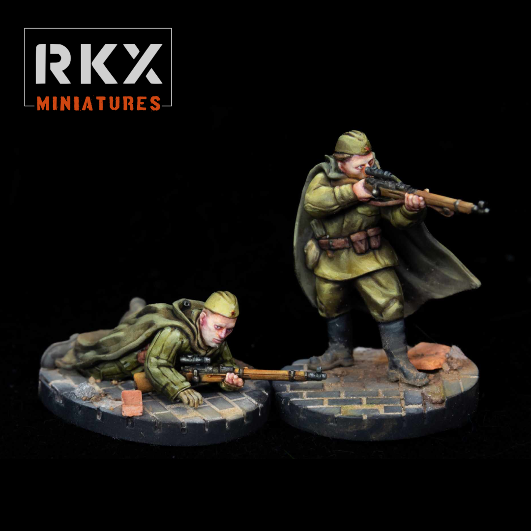 Soviet Sniper Team by RKX Miniatures