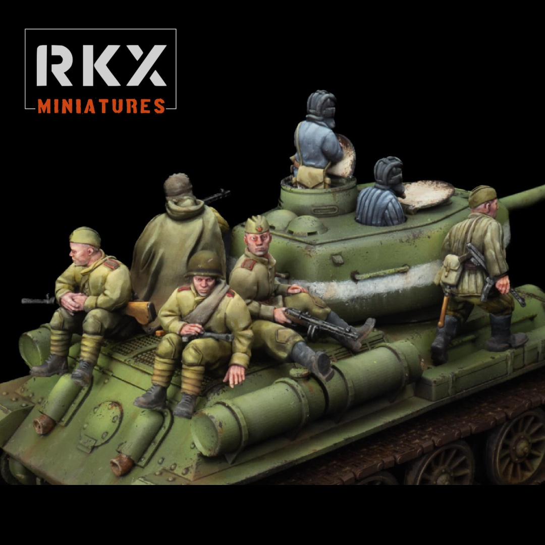 Soviet Tank Riders by RKX Miniatures