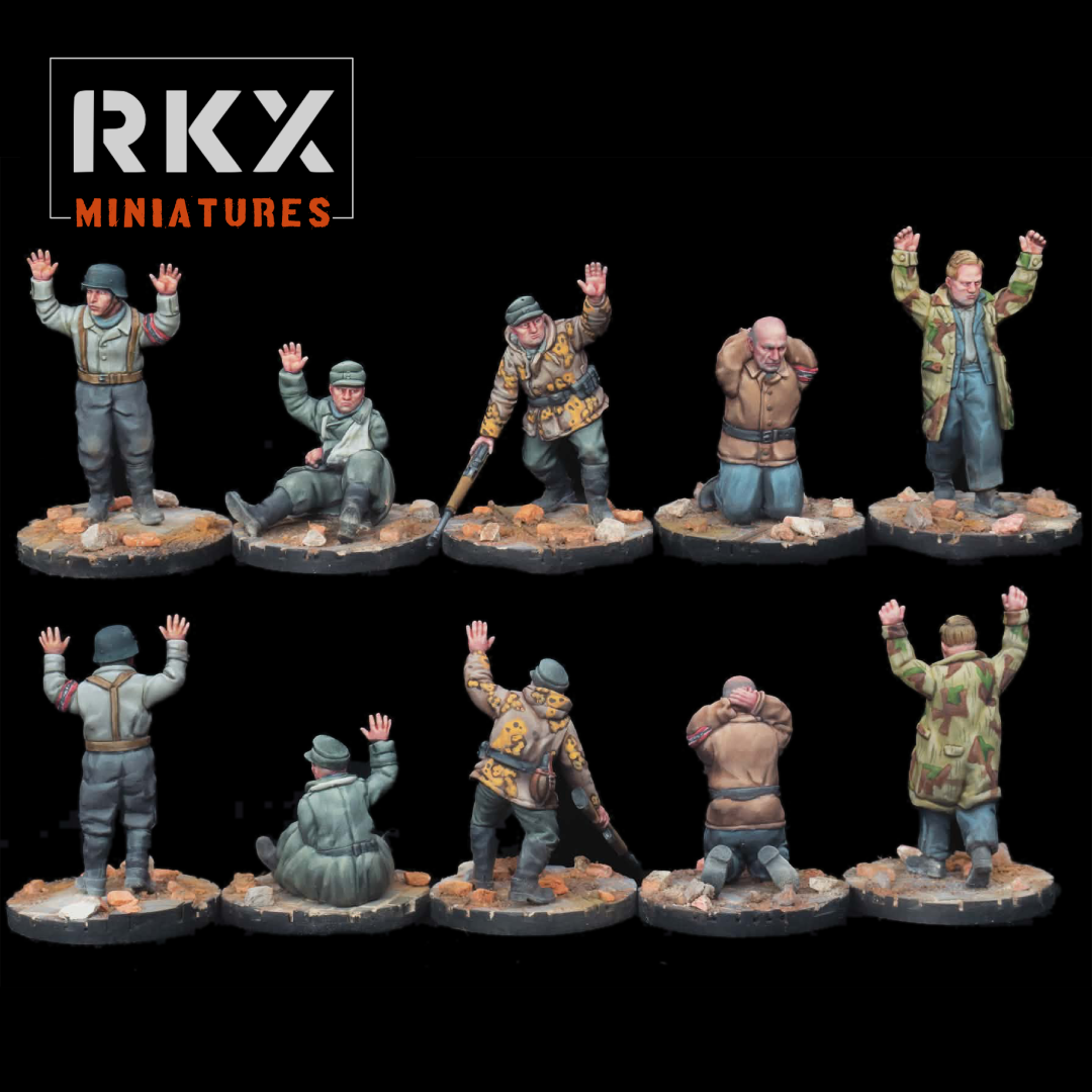 Volksturm Surrendering by RKX Miniatures