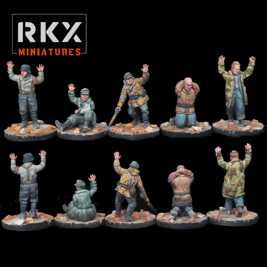Volksturm Surrendering by RKX Miniatures