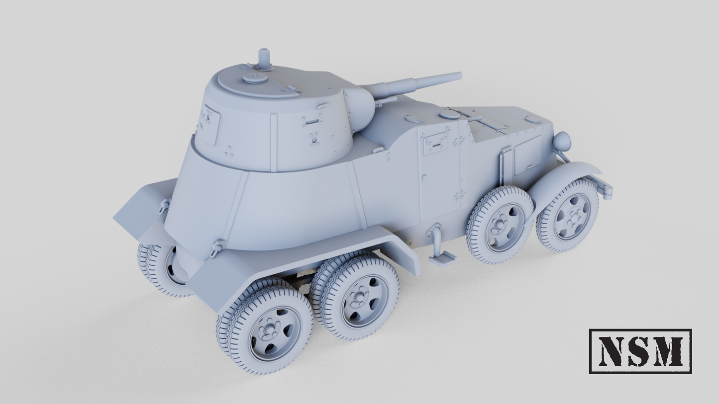 BA-10 Armored Car by Night Sky Miniatures
