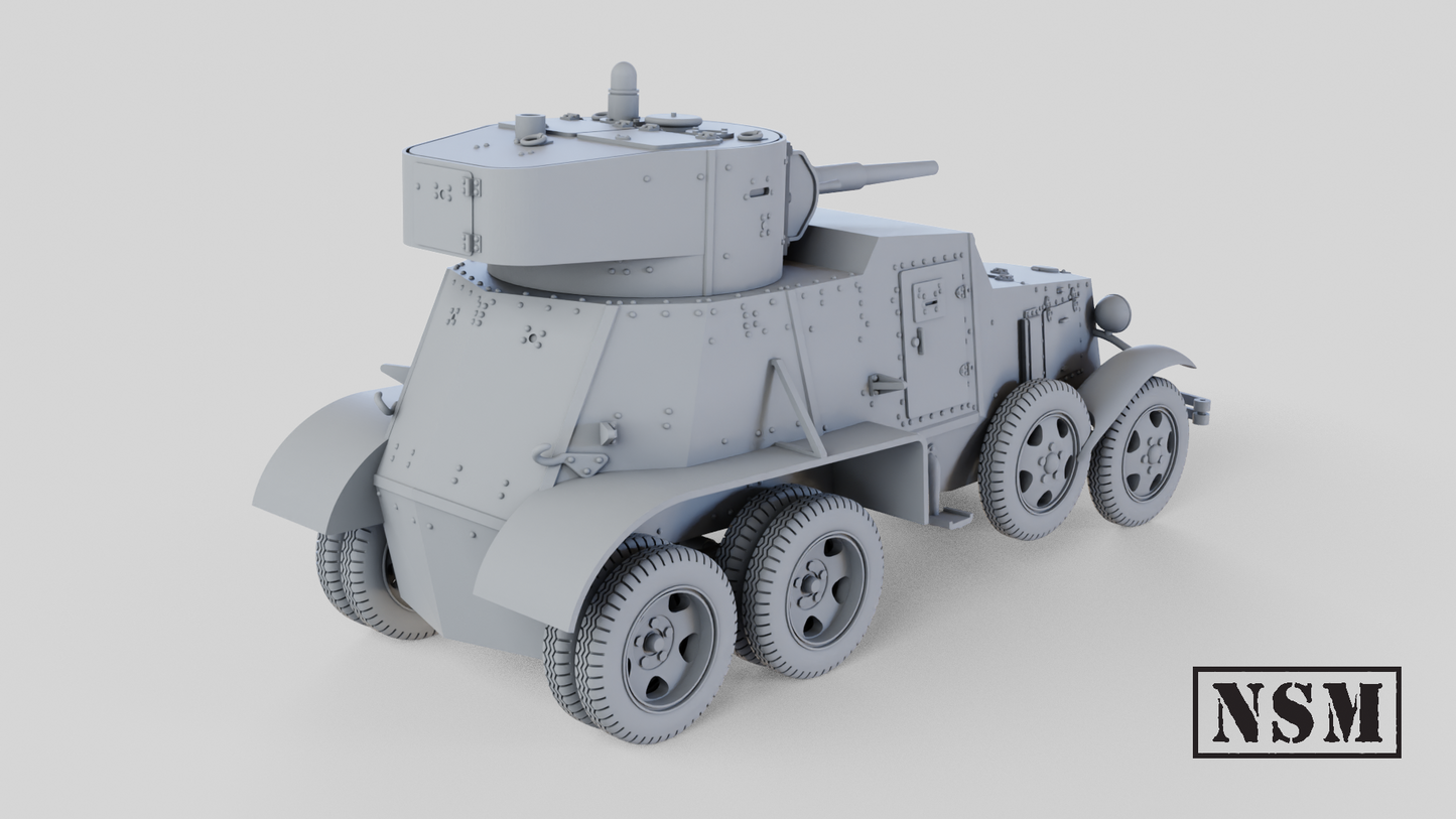 BA-6 Armored Car by Night Sky Miniatures
