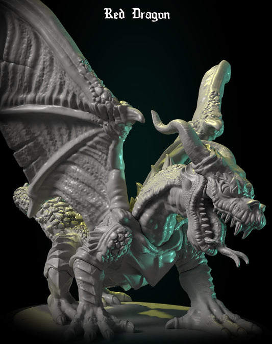 Red Dragon by DDF Miniatures and Models