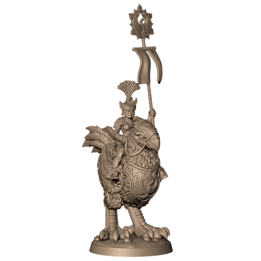 Female Bird Cavalry A by Menagerie Miniature