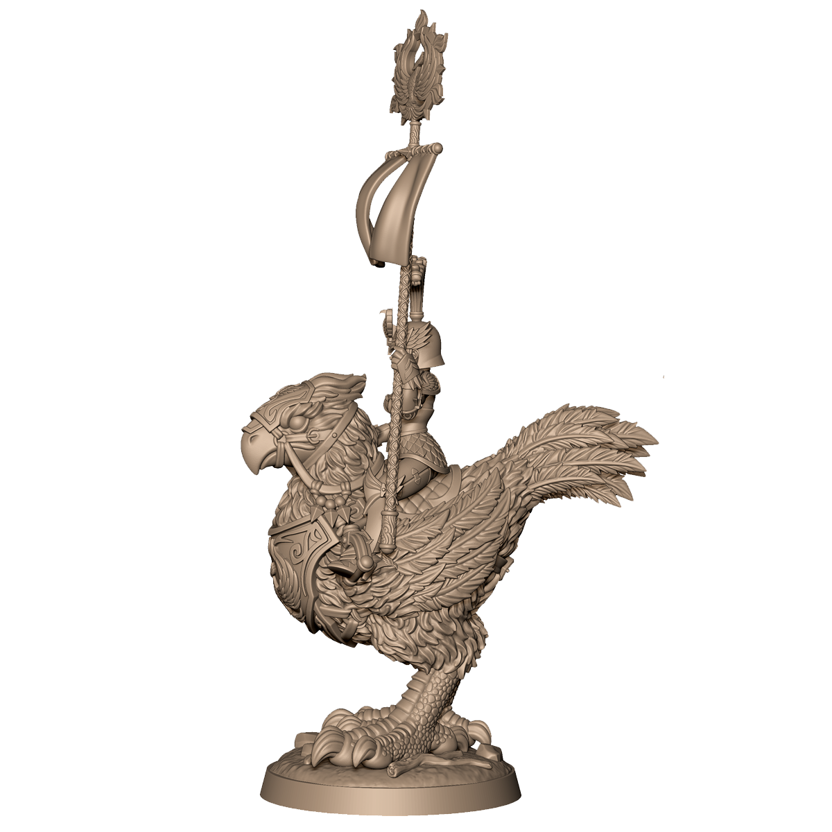 Female Bird Cavalry A by Menagerie Miniature