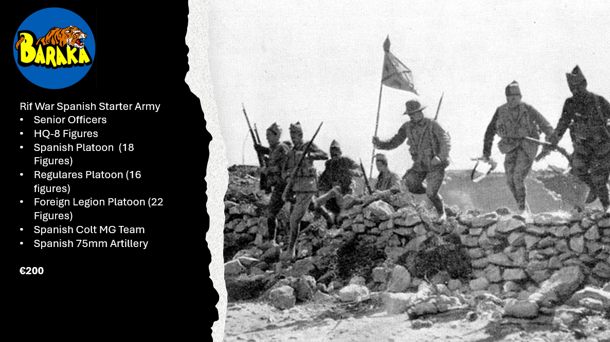 Rif War Spanish Army Deal by Baraka Wargames and Miniatures