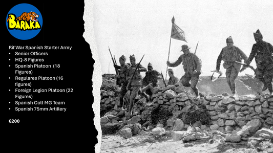 Rif War Spanish Army Deal by Baraka Wargames and Miniatures