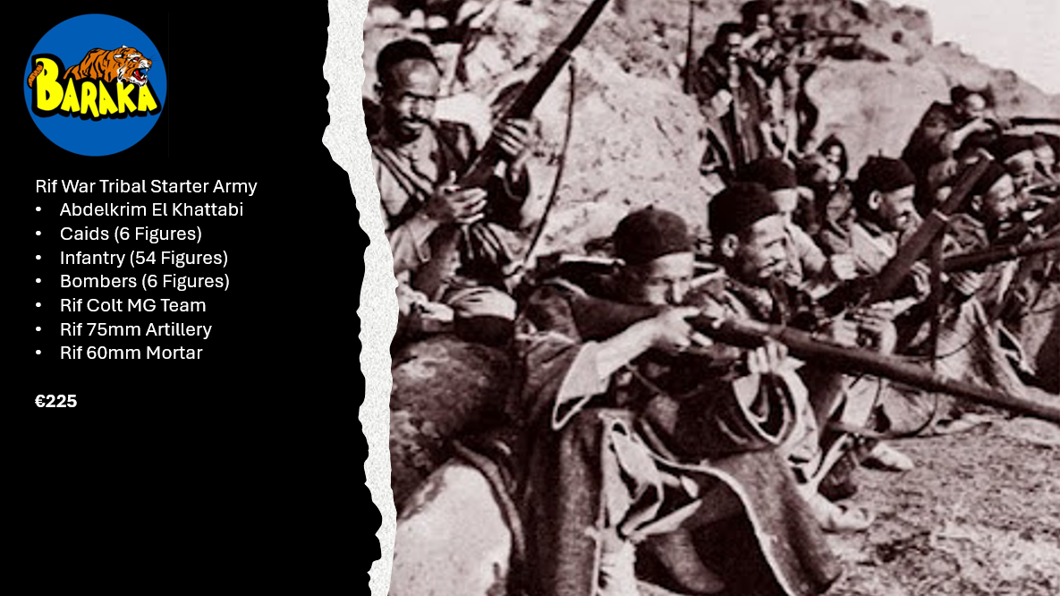 Rif War Tribal Army Deal by Baraka Wargames and Miniatures