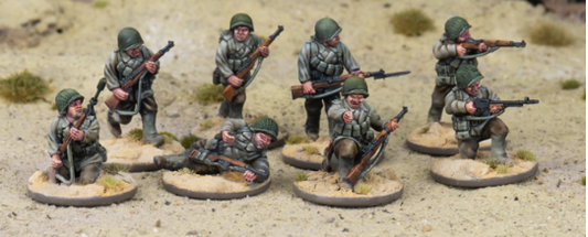 US Army Squad II by W3 Wargaming Miniatures