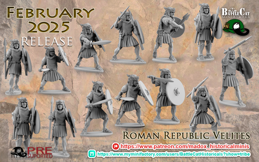 Roman Republic Velites by BattleCat Miniatures