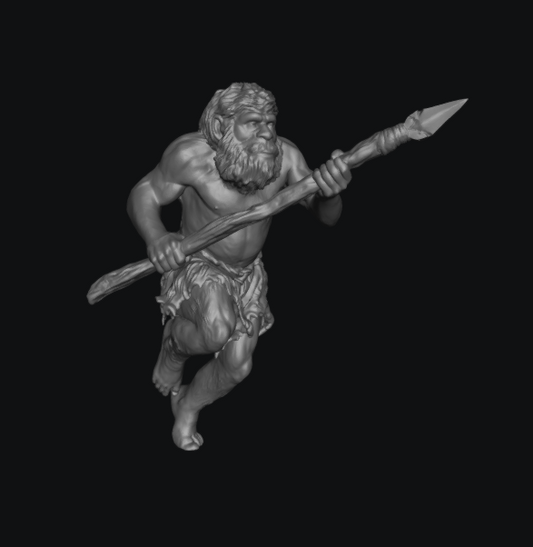 Running Spear Warrior by Ikarus Forge
