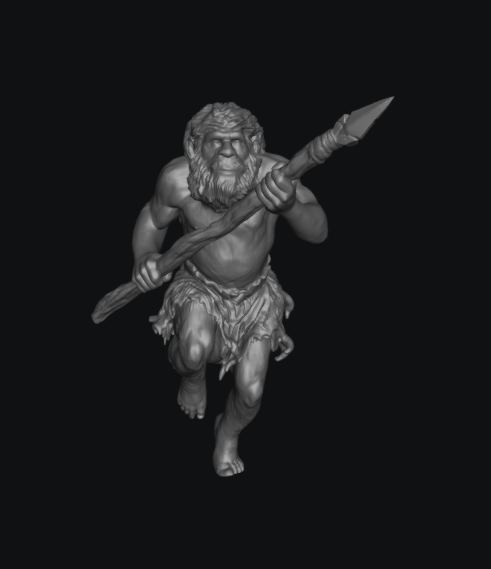 Running Spear Warrior by Ikarus Forge