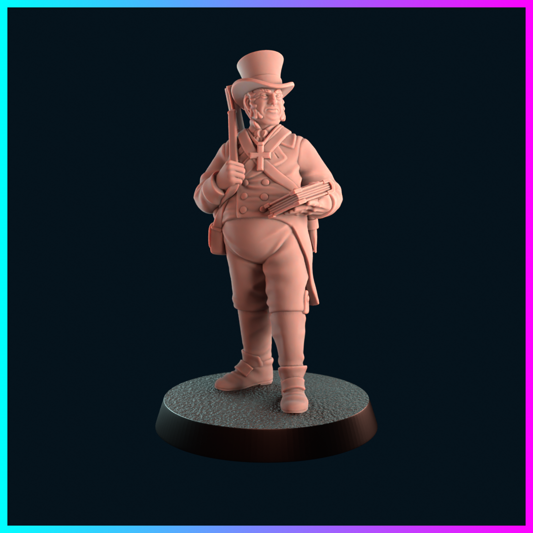 Napoleonic Dread Royal Navy Investigator by koolkiwi Miniatures