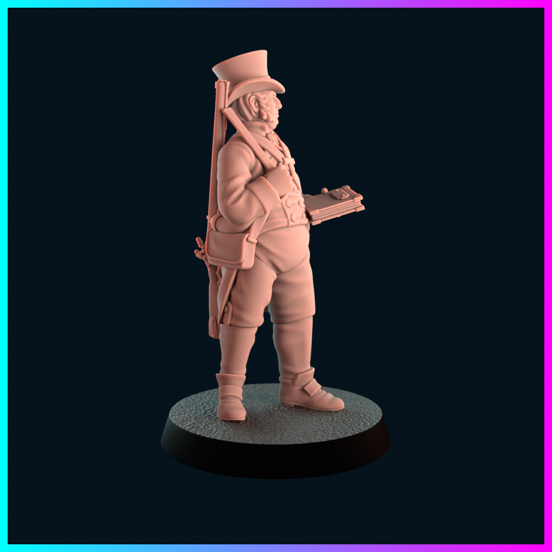 Napoleonic Dread Royal Navy Investigator by koolkiwi Miniatures