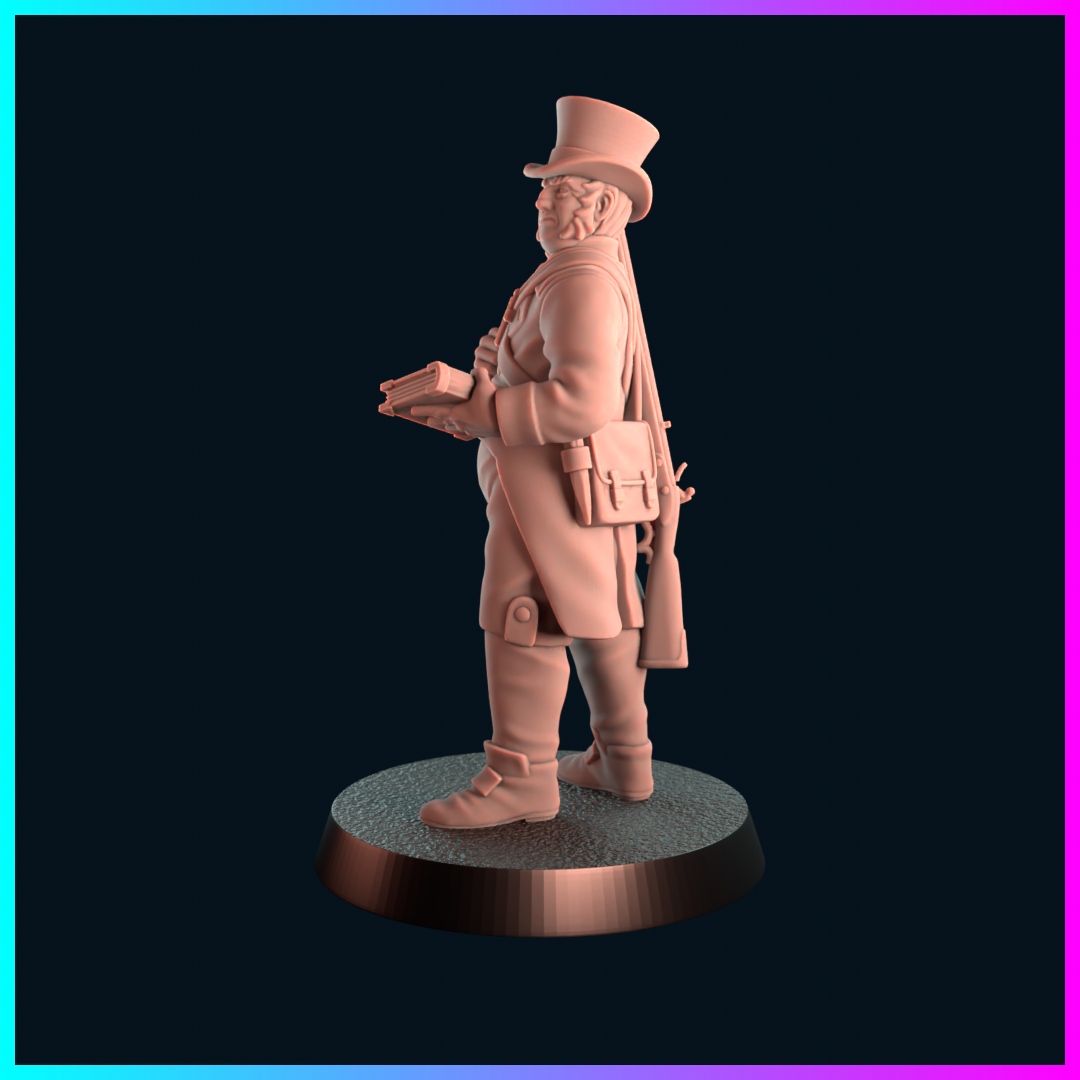 Napoleonic Dread Royal Navy Investigator by koolkiwi Miniatures