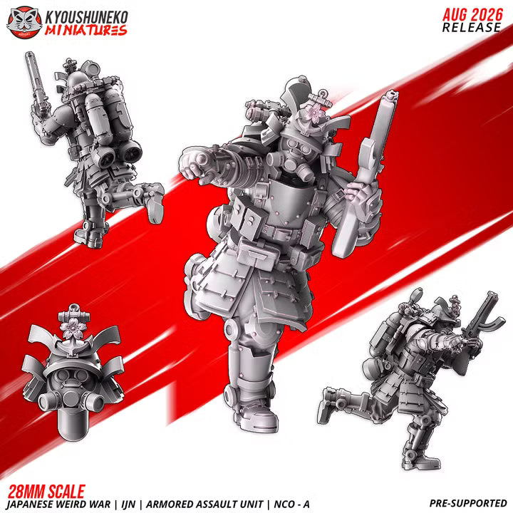 Armored assault unit NCO A by Kyoushuneko Miniatures