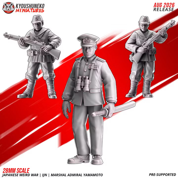 Marshal Admiral Yamamoto by Kyoushuneko Miniatures