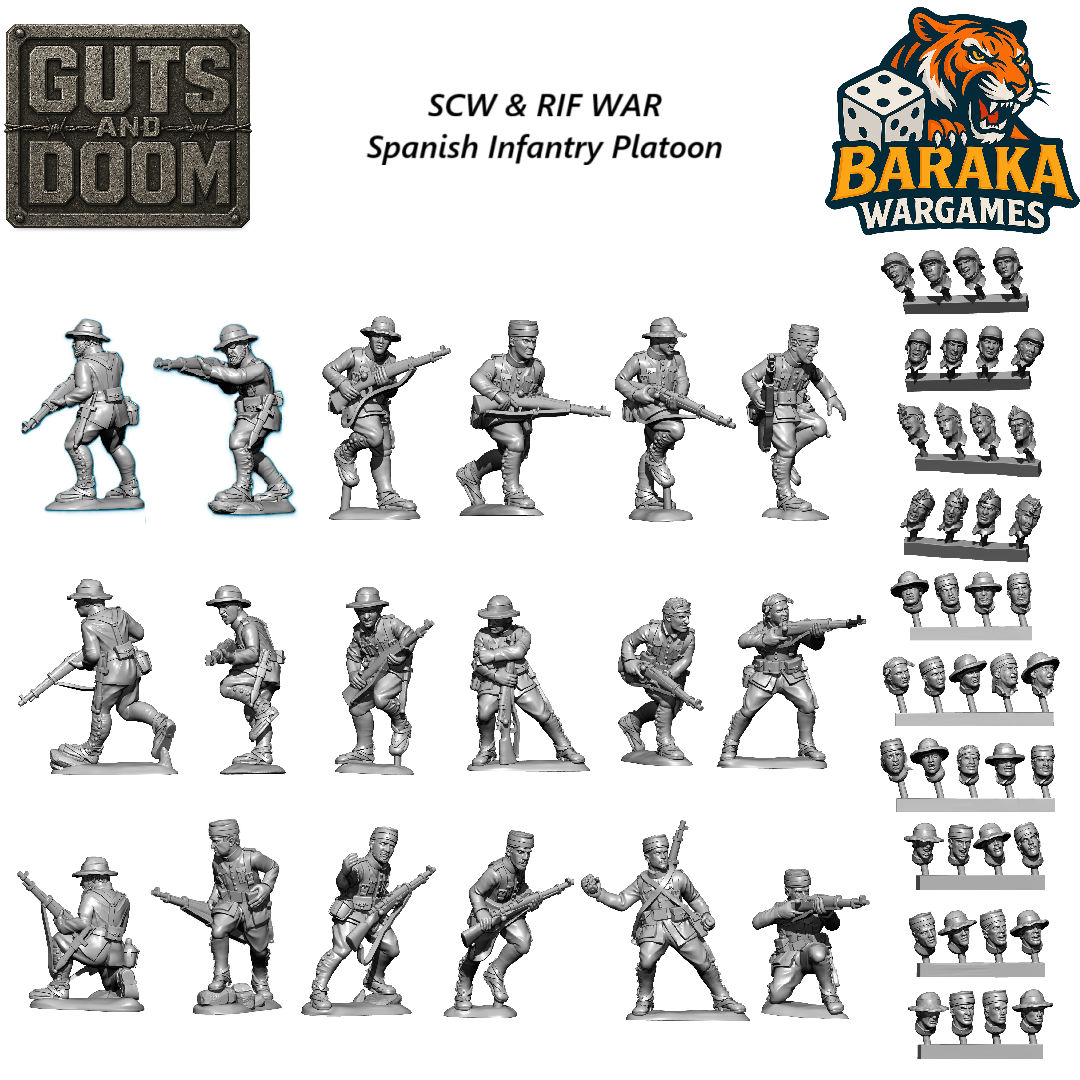 Rif War Spanish Army Deal by Baraka Wargames and Miniatures