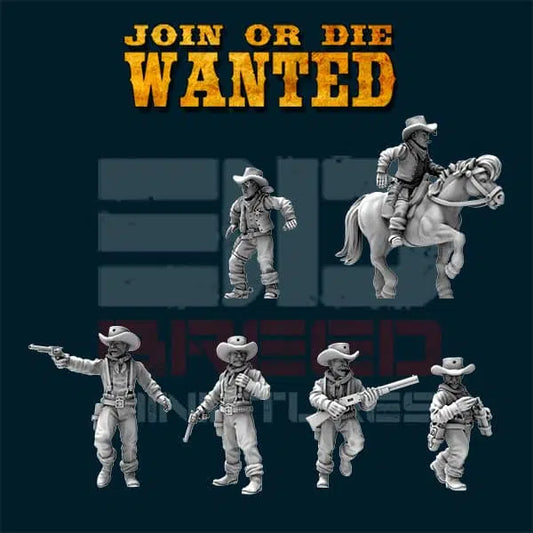 Sheriff Fortuna Vs Dalton by 3d Breed Miniatures