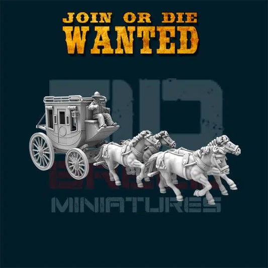 Stagecoach by 3d Breed Miniatures