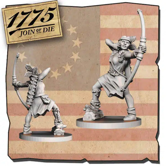 Stands with a bow by 3d Breed Miniatures