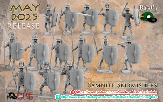 Samnite Skirmishes Infantry by Battlecat Miniatures