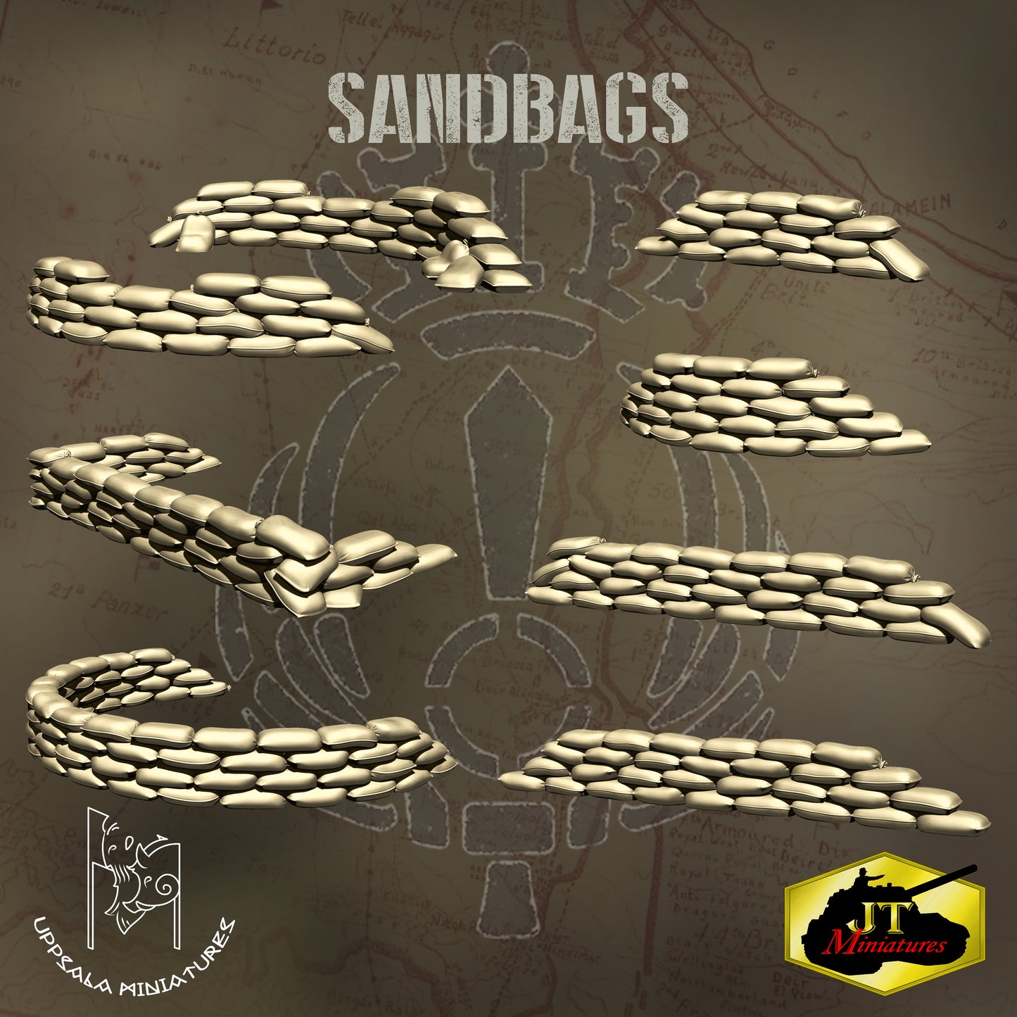 Sandbag Set by Uppsala Miniatures