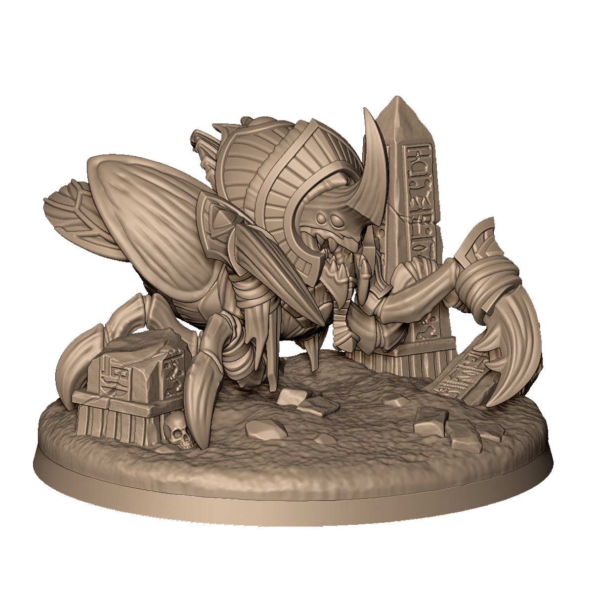 Egyptian Scarab Monster by Menagerie Miniature