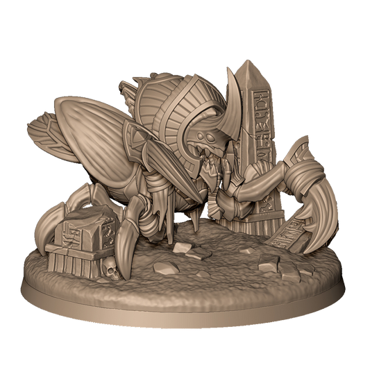 Egyptian Scarab Monster by Menagerie Miniature