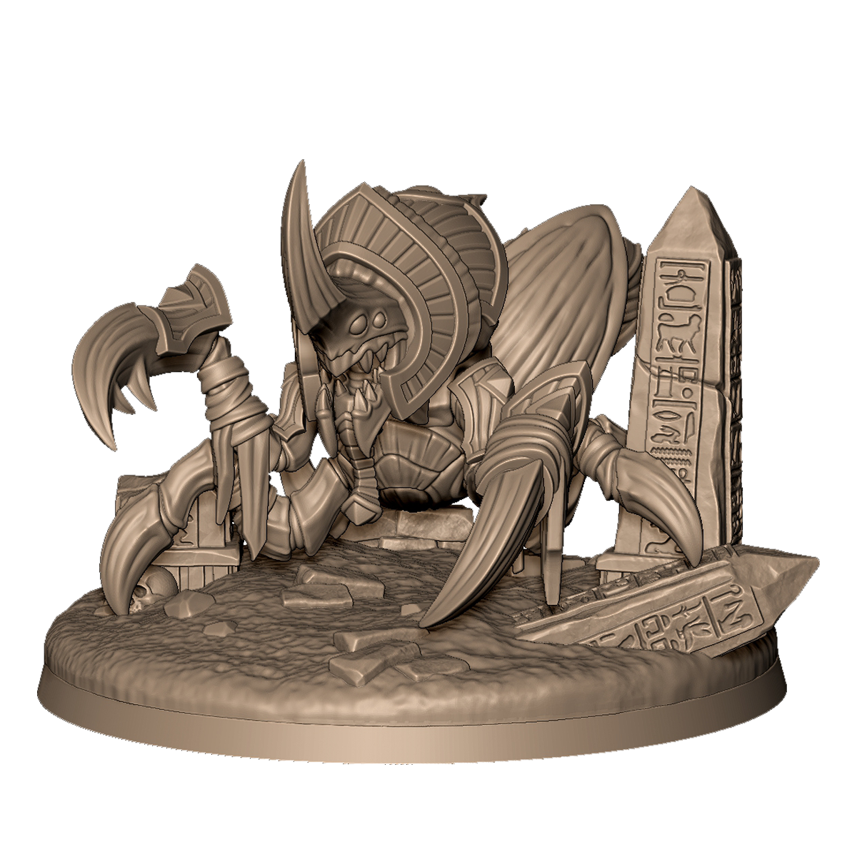 Egyptian Scarab Monster by Menagerie Miniature