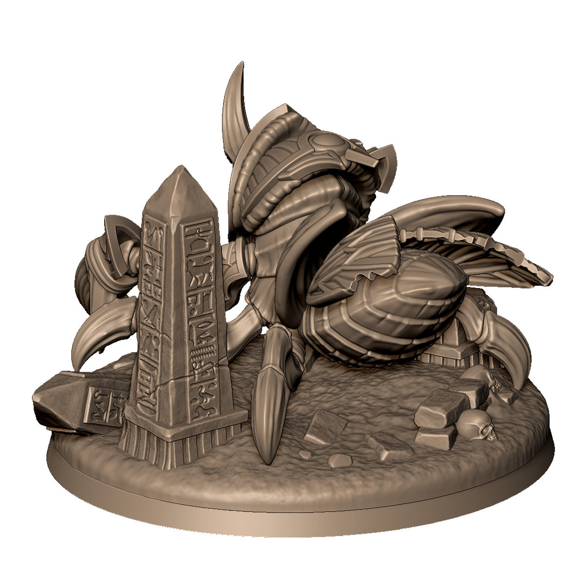 Egyptian Scarab Monster by Menagerie Miniature