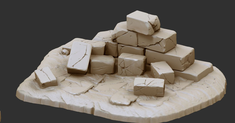 Stone Pile by Crab Miniatures
