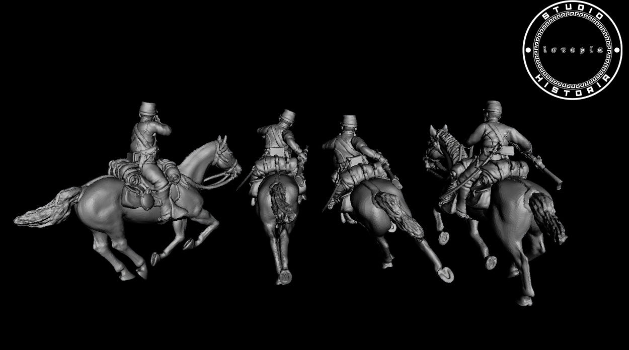 Union cavalry unit with carbines.