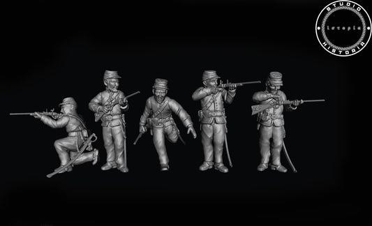UNION dismounted cavalry