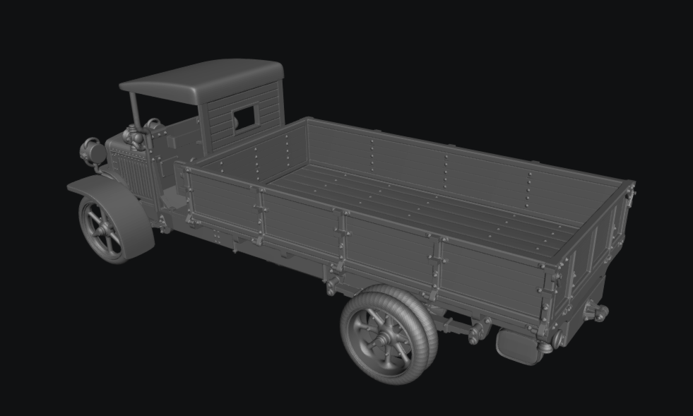 Rif War/SCW Spanish HISPANO SUIZA 30/40 C.V. TRUCK and Driver by Baraka Wargames and Miniatures