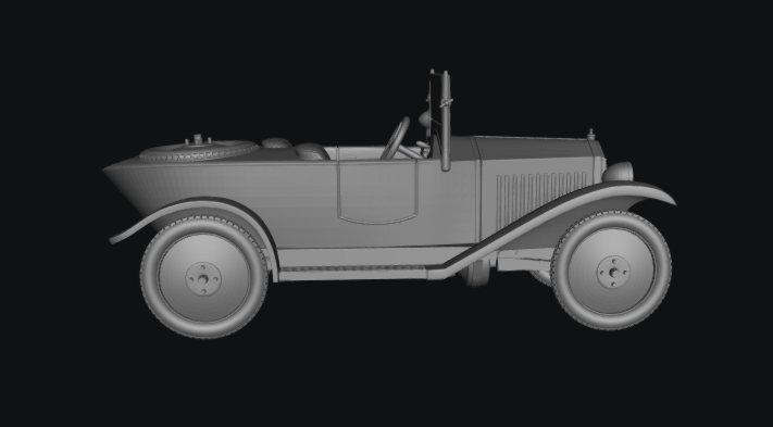 Rif War/SCW Spanish CEYC 1921 Car by Baraka Wargames and Miniatures