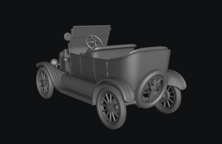 Ford Model T Car by Baraka Wargames and Miniatures