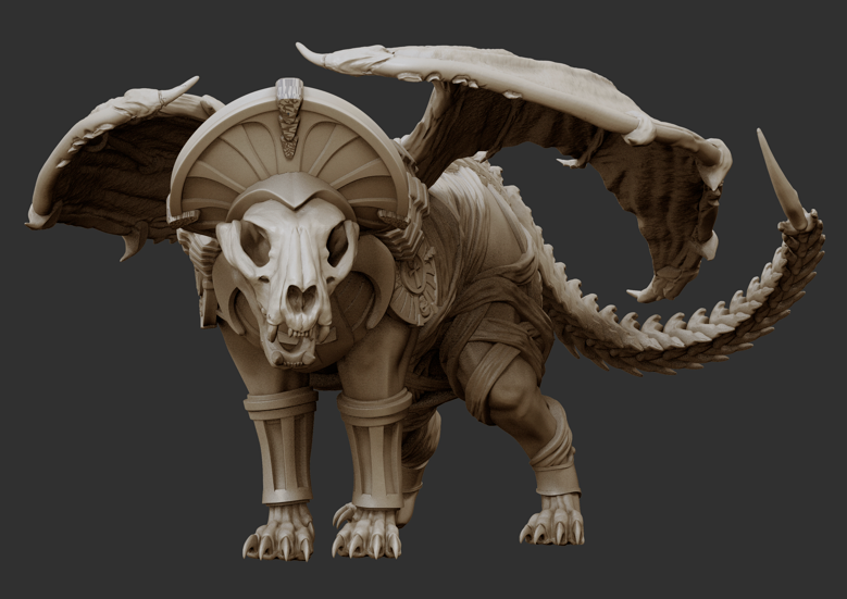 War Sphinx Beast by Crab Miniatures