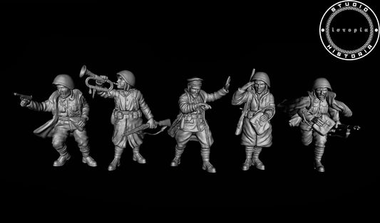 Hellenic Army Platoon HQ Winter Gear.