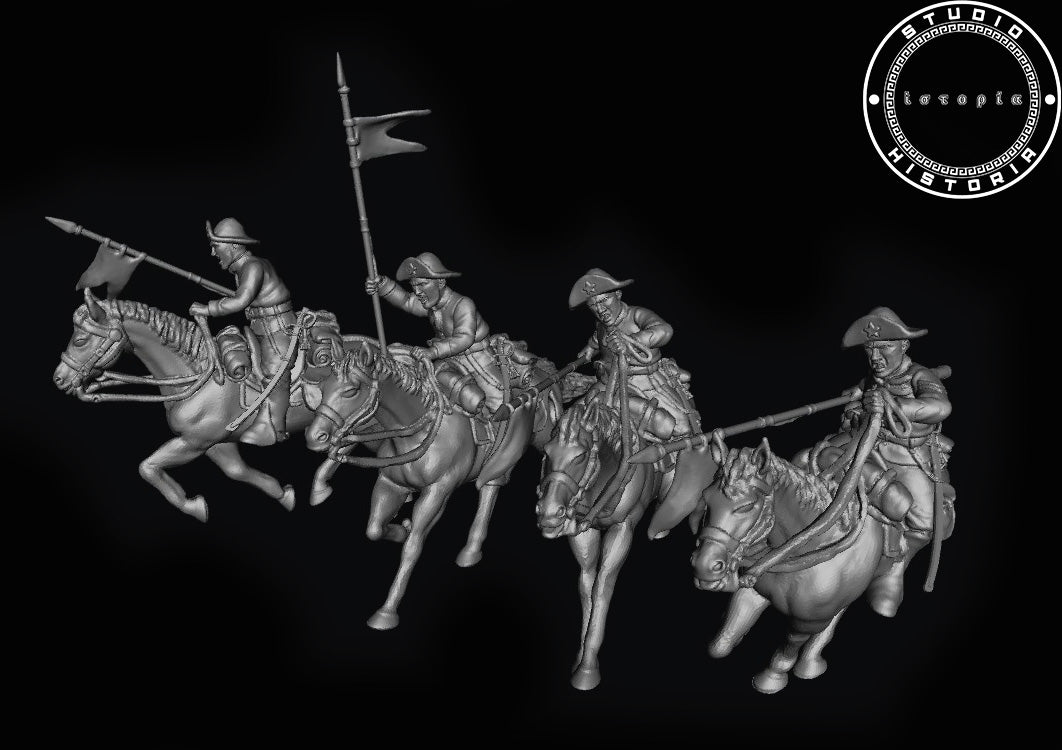 Confederate cavalry unit lancers.
