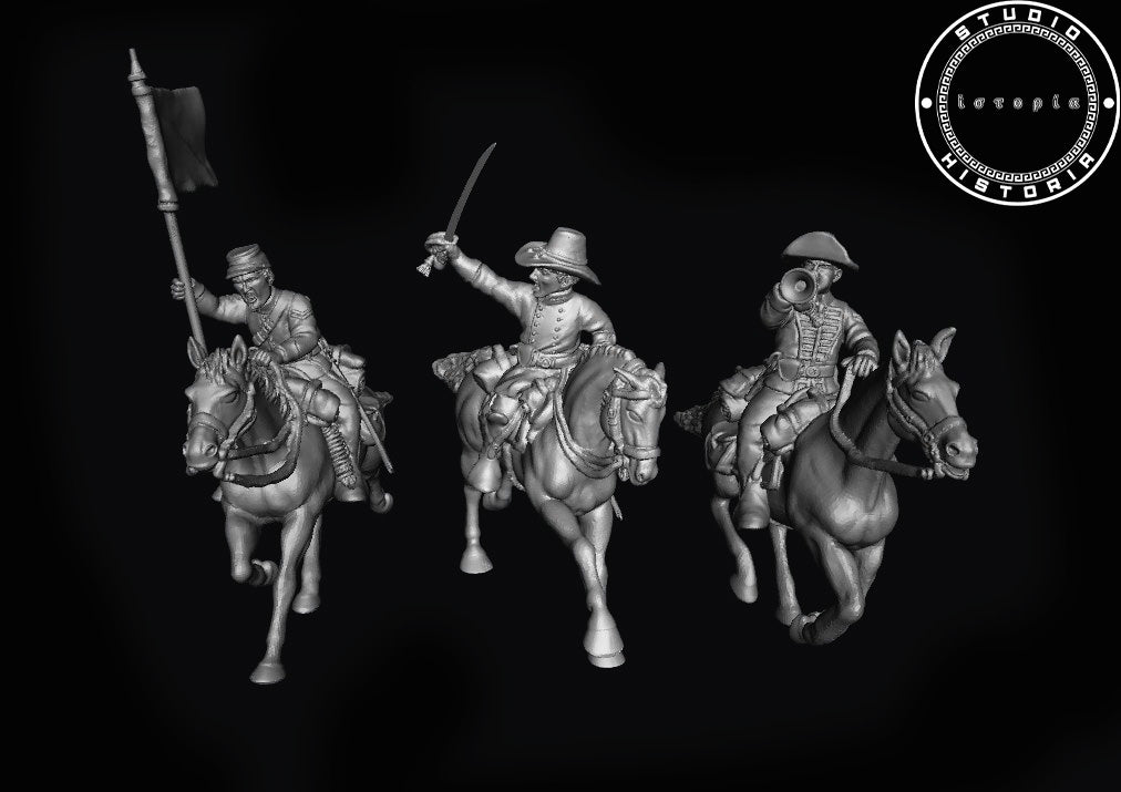 Confederate cavalry unit with carbines
