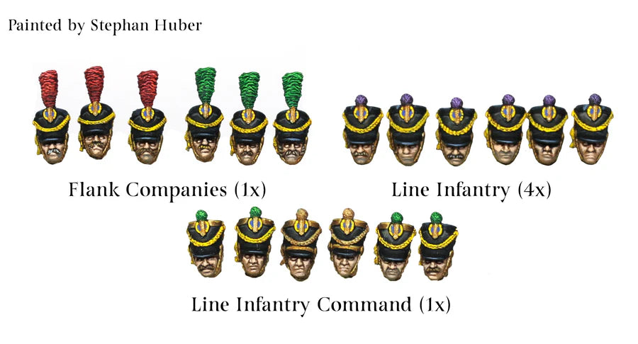 Würzburg Shako Set (1806-1012) by Piano Wargames