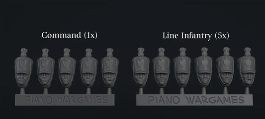 Hessen-Darmstadt Shako Set by Piano Wargames
